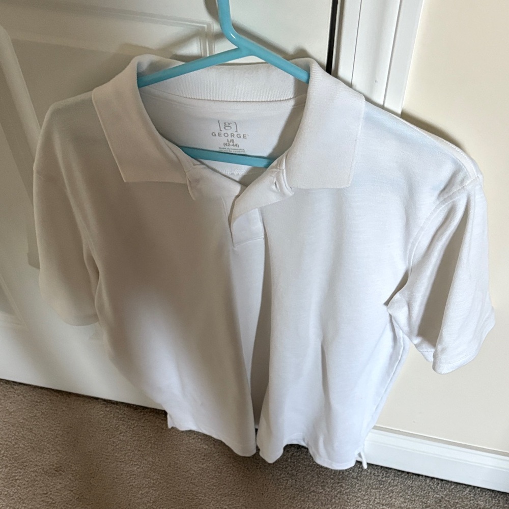 George Men’s Classic White Polo